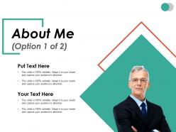 About me ppt summary ideas
