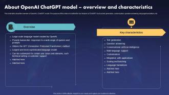 About Openai ChatGPT V2 Model Overview And Characteristics
