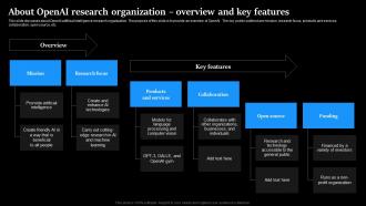 About OpenAI Research Organization Overview And Key Features Regenerative Ai