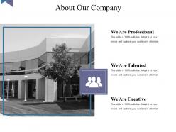 About our company powerpoint layout template 2