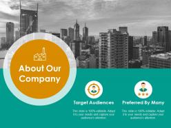 About our company ppt styles template