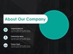 About our company ppt summary themes