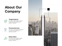 About our company premium services f237 ppt powerpoint presentation portfolio slides