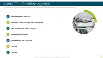 About our creative agency branding pitch deck