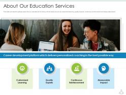 About our education services education services investor funding elevator