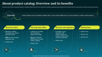 About Product Catalog Overview And Its Benefits Boost Your Brand Sales With Effective MKT SS