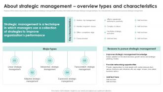 About Strategic Management Strategic Management Overview Process Models And Framework