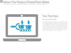 About the product powerpoint slides
