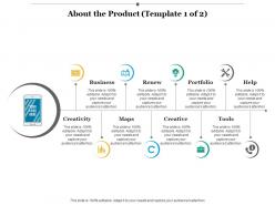 About the product ppt infographic template background images