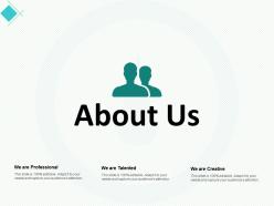 About us business a347 ppt powerpoint presentation professional deck