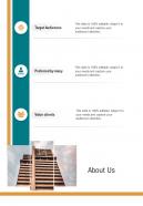 About Us Corporate Leadership Training Proposal One Pager Sample Example Document