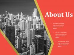 About us example of ppt template 2