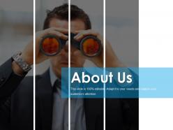 About us example ppt presentation template 1