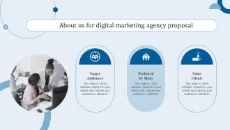 About Us For Digital Marketing Agency Proposal