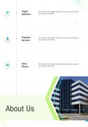 About Us Landscaping Proposal Template One Pager Sample Example Document