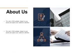 About us management l325 ppt powerpoint presentation infographic