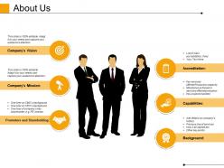 About us powerpoint slide show template 1