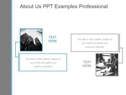 About Us Ppt Examples Professional
