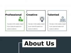 About Us Ppt File Infographic Template