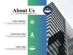 About us ppt infographic template graphics example