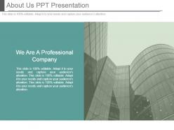 About us ppt presentation