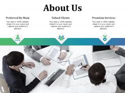 About us ppt presentation examples