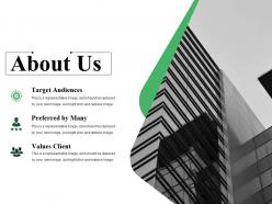 About us ppt summary template