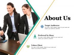 About us preferred by many f526 ppt powerpoint presentation outline layout ideas