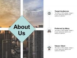 About us preferred by many i182 ppt powerpoint presentation icon background
