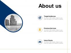 About us premium services value clients g5 ppt powerpoint presentation visual aids