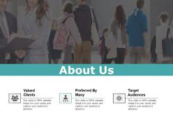 About us presentation layouts