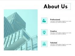 About us professional i267 ppt powerpoint presentation samples