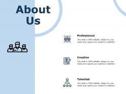 About us professional talented c815 ppt powerpoint presentation styles gridlines