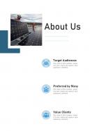 About Us Solar Power Project Proposal One Pager Sample Example Document