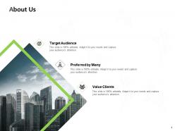 About us target audience j78 ppt powerpoint presentation icon picture