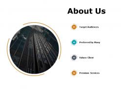About us target audiences ppt powerpoint presentation files