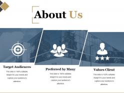 About us template powerpoint presentation examples