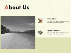 About us value client l150 ppt powerpoint presentation slides