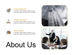 About us valued clients i338 ppt powerpoint presentation styles graphics design