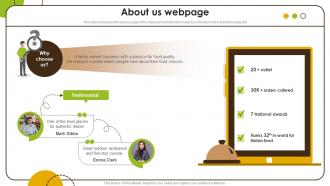 About Us Webpage Storyboard SS