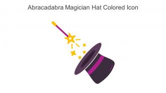 Abracadabra Magician Hat Colored Icon In Powerpoint Pptx Png And Editable Eps Format