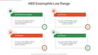 ABS Eosinophils Low Range In Powerpoint And Google Slides Cpb