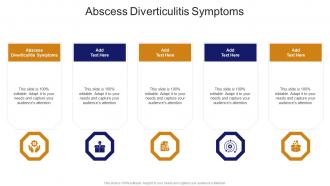 Abscess Diverticulitis Symptoms In Powerpoint And Google Slides Cpb