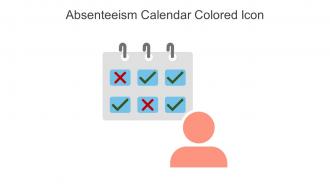 Absenteeism Calendar Colored Icon In Powerpoint Pptx Png And Editable Eps Format