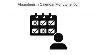Absenteeism Calendar Monotone Icon In Powerpoint Pptx Png And Editable Eps Format
