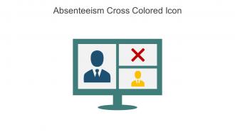 Absenteeism Cross Colored Icon In Powerpoint Pptx Png And Editable Eps Format