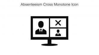 Absenteeism Cross Monotone Icon In Powerpoint Pptx Png And Editable Eps Format