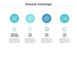 Absolute advantage ppt powerpoint presentation infographics templates cpb