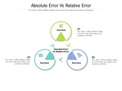 Absolute error vs relative error ppt powerpoint presentation portfolio graphics example cpb