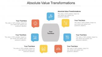 Absolute Value Transformations Ppt Powerpoint Presentation Summary Templates Cpb
